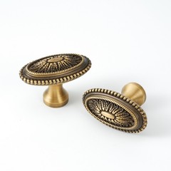 2-30 Pack Solid Brass Kitchen Cabinet Knobs Vintage Drawer Knobs for Dresser