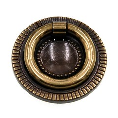 Amerock Furniture Trim Antique English 1 3/4″ Ring Pull Cabinet Knob BP881-AE