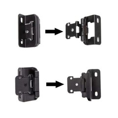 1/2″ Overlay Semi Cabinet Hinges Partial Wrap Kitchen Self Closing Cabinet Hinge
