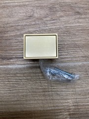 Lot of 8 Signature Hardware SH553258GC Rectangular Cabinet Knob Golden Champagne