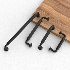 Matte Black Cabinet Pulls Set of 10 5 Inch128mm Hole Centers Handles
