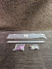 (QTY 3) Prime-Line MP7125 22-1/2 in., Steel Track, Plastic Guides & Wheels Track