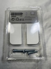 IKEA BERGHALLA White Drawer Pull Handles 56mm, 32mm C-C, 2 Pack