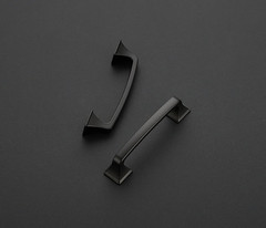 30 Pack 3-3/4 Matte Black Cabinet Pulls Kitchen Drawer Handles Square Foot