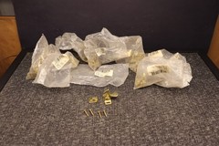 Lot of 10 IVES Brass (2A3) Spring Elbow Cabinet Catch Latch MADE IN USA – NEW!