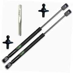 2 Hood Lift Supports Kit with Fender Bolts + M8x1.25mm Tap Compatible with:
