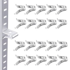 50Pcs Adjustable Cabinet Shelf Bracket Clips, Metal Shelf Bracket Clips, Shel…