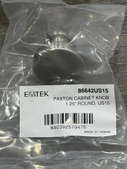 Lot of 2 Emtek 86642 Paxton 1-1/4″ Mushroom Knob – Timeless Classic Satin Nickel