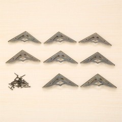 Jewelry Box Corner Cover Protectors Vintage Bronze Hollow Out Corner Guards