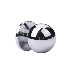 10 Pack Polished Chrome Cabinet knobs，1″ Inch (25mm) Ball Furniture knobs。Rou…