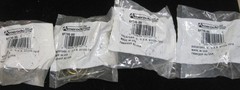 4 Amerock #BP746-BB Antique Brass Cabinet Knobs / Drawer Pulls – new old stock