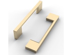 10 Pack 3.75 Inch(96Mm) Hole Centers Brushed Brass Cabinet Pulls,Stylish Kitchen