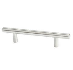 Pro Series 96mm Commercial T-Bar Pull Satin Nickel Cabinet Handles Hardware