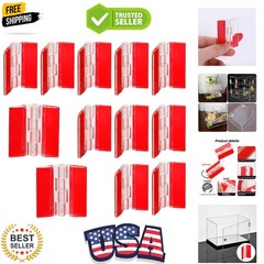 12 Pcs Acrylic Self Adhesive Small Transparent Continuous Hinge Tools for Cab…