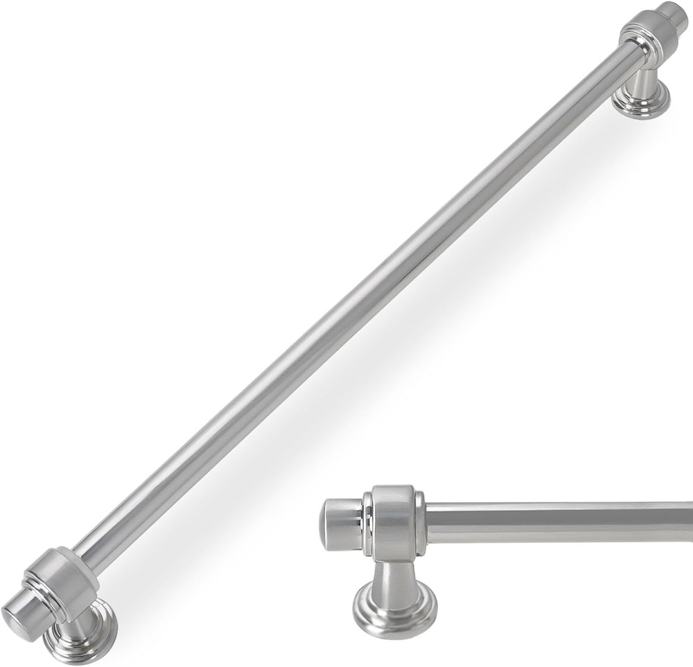 10 Pack 15 Inch Brushed Satin Nickel Kitchen Cabinet Handles Cabinet Pulls Slive