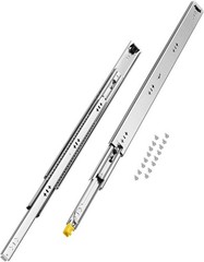 Locking 30-Inch Ball Bearing Drawer Slides – 250 lbs Capacity & Smooth Operation