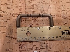 Antique Brass Matt Finish Drawer Pulls-Colonial Bronze-3 in CC