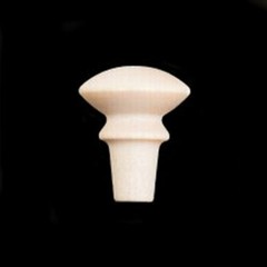 25 MINI WOOD SHAKER KNOBS Unfinished Wooden Drawer pulls Handles Birch