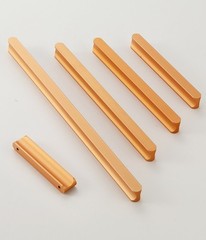 Aluminum Alloy Cabinet Handles Drawer Pulls Knobs Door pull Solid Train Rail