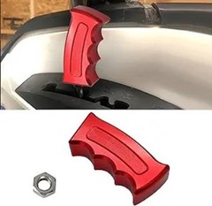 Red Pistol Grip Shift knob Shifter Manual & Automatic Transmission Color: Red