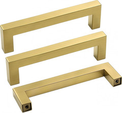 25Pack 5In Brushed Gold Cabinet Pulls Gold Cabinet Handles Gold Drawer Pulls Mod
