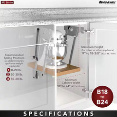 Heavy-Duty Appliance Lift Soft-Close