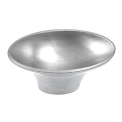 Amerock Manor Brushed Chrome 1 15/16″ Oval Cabinet Pull Knob BP2612926D