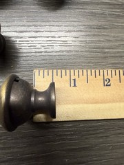 6 Belwith Keeler CABINET Drawer Knob Pull Brushed Brass Finish Beaded Design 132