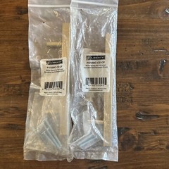 Lot of 2-Liberty P37280C-CZ-CP Square 3-3/4 in Drawer Pull Champagne Bronze