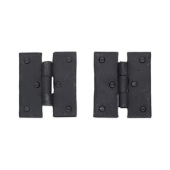 Hand Made Wrought Iron H Hinge for Cabinet or Door 3 1/8 Inch