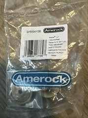 Amerock Revitalize Gilded Bronze 1 1/4″ Cabinet Knob W/Backplate BP55341-GB #26