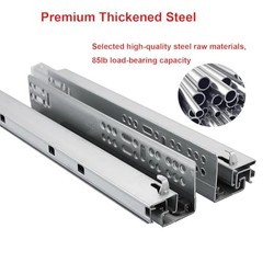 6 Pair of 16 Inch Undermount Soft Close Drawer Slides