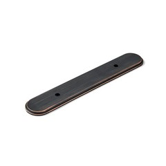 10 PCS 3 Inch 76mm Oil Rubbed Bronze Oval Cabinet Drawer Pull Backplate