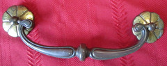 Vtg KBC N516 Keeler Brass Co. 7″ Drop Bail Cabinet Pull Drawer Handle