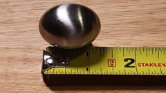 Heavyweight Metal Football Cabinet Knob with Screws (Buy 10 = Free Shipping!)