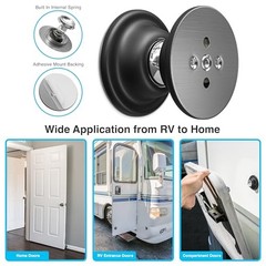 Leisure Locks RV Magnetic Door Catch and Holder Kit for RV Baggage Storage 4