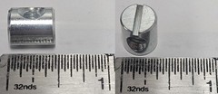 12 PCS Cross Dowels Barrel Nuts 10-24 Thread 12mm x 10mm Zinc Plated CNC Parts
