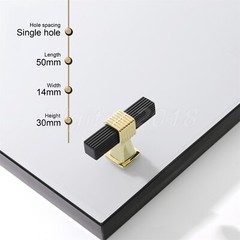 European Style Door Pull Handle T Bar Furniture Dresser Drawer Pull Cabinet Knob