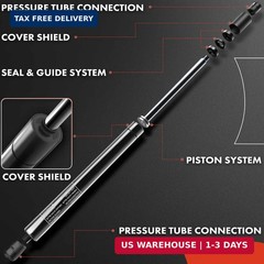 A-Premium Front Hood Lift Supports Shocks Struts Compatible with Toyota and Lexu