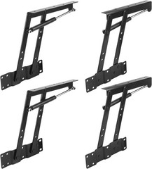 2 Pair Folding Lift and Up Hinges, Heavy Duty Lift Up Hydraulic Hinge for Hom…