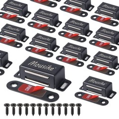 16-Pack Magnetic Door Catch Set with Strong Stainless Steel Finish – Home Safety