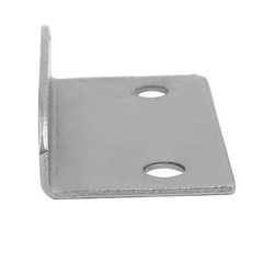 Home Office Cabinet Drawer Metal Lock Strike Plates 39mm Length 30PCS