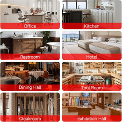 40 Pack Soft Close Concealed Hinges, 105° 3D Cabinet Door Hardware