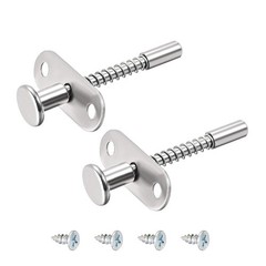 uxcell Plunger Latches 7mm Head Dia 70mm Length , 2pcs, zinc-plated