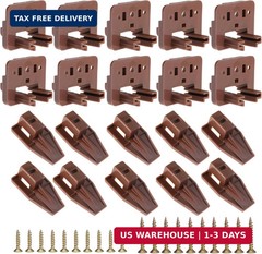 10PCS Drawer Slide Track Guide Glide for Center Mount Drawer for Dressers and fo