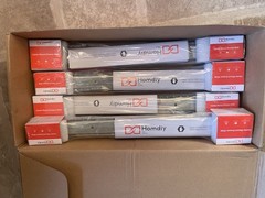 Homidy Center Soft Close Drawer Slides, 16 Inch 4 Peice