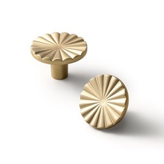 1.5”38mm Dia Champagne Bronze Cabinet Knobbig Zinc Alloy Drawer Knobs With Ro