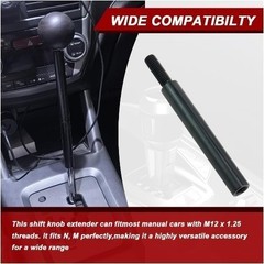 4 Inch Car Gear Shift Knob Extender, Manual Transmission Shifter Size: 4 Inch