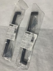2 Amerock Monument 8-13/16 Inch Center – Center Handle Cabinet Pulls Matte Black