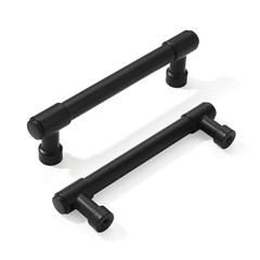 10 Pack Matte Black Cabinet Pull Handle 4 Inch 102MM Center To Center